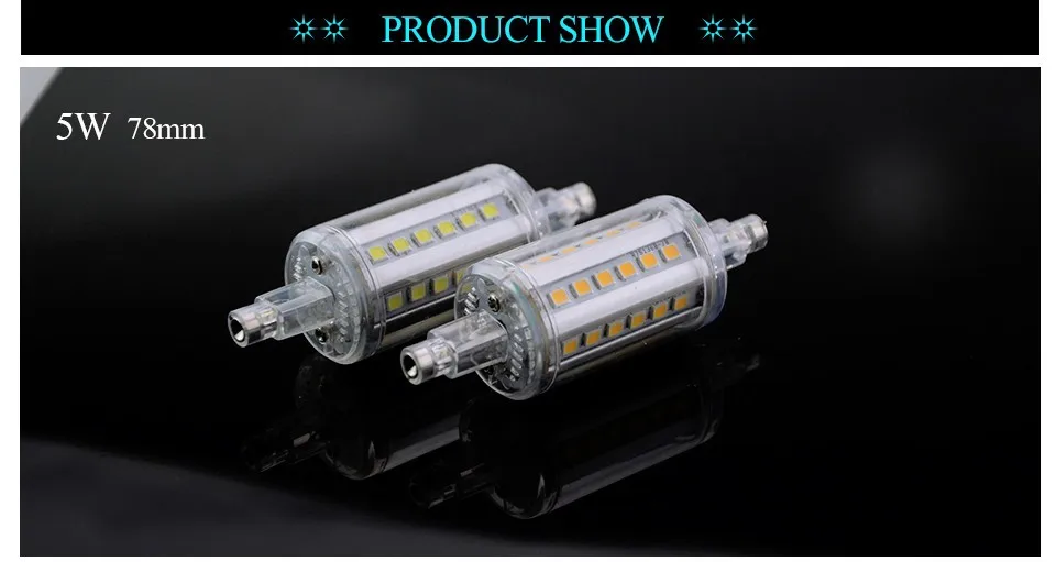 SMD 2835 R7S Led Light Bulb Replace Halogen Light13