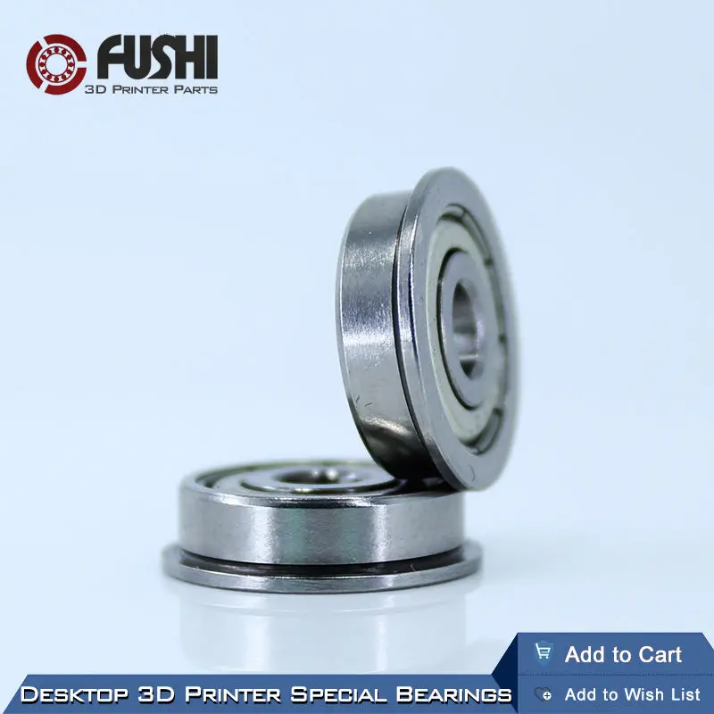 Desktop 3D Printer Flange Bushing Ball Bearing F624ZZ 10PCS for Kossel/ Prusa i3