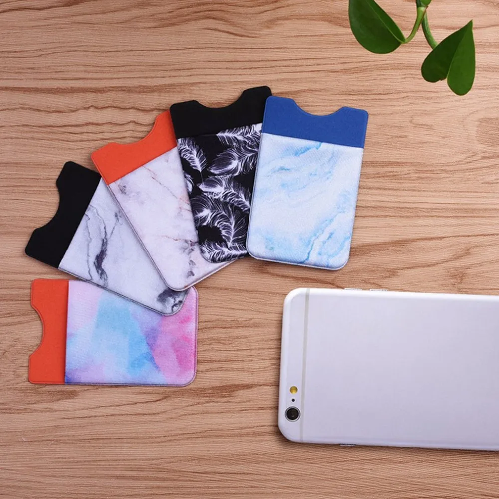 Fashion Cellphone Pocket Solid Mobile Phone Wallet Credit ID Card Holder Pocket Adhesive Sticker Lycra Accessory Fashion Cellphone Pocket Solid Mobile Phone Wallet Credit ID Card Holder Pocket Adhesive Sticker Lycra Accessory