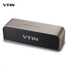 VTIN Bluetooth Speaker Portable Wireless Speaker Housing Music Speakers Sound System with Passive Radiator with Mic
