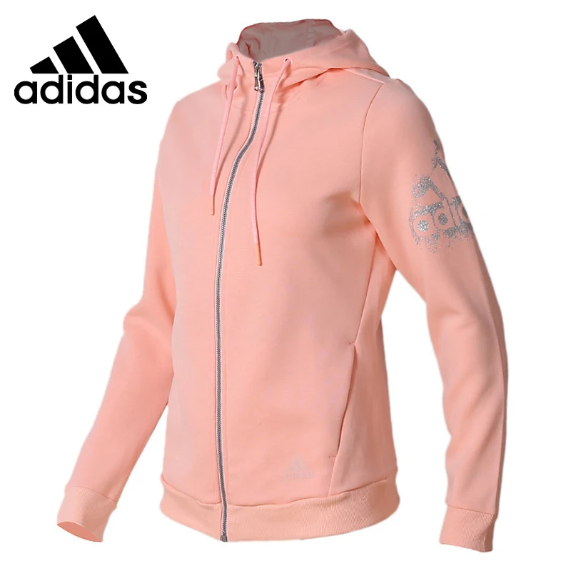 Оригинальное новое поступление 2018 Adidas ISC HTT SHINE Женская куртка с капюшоном