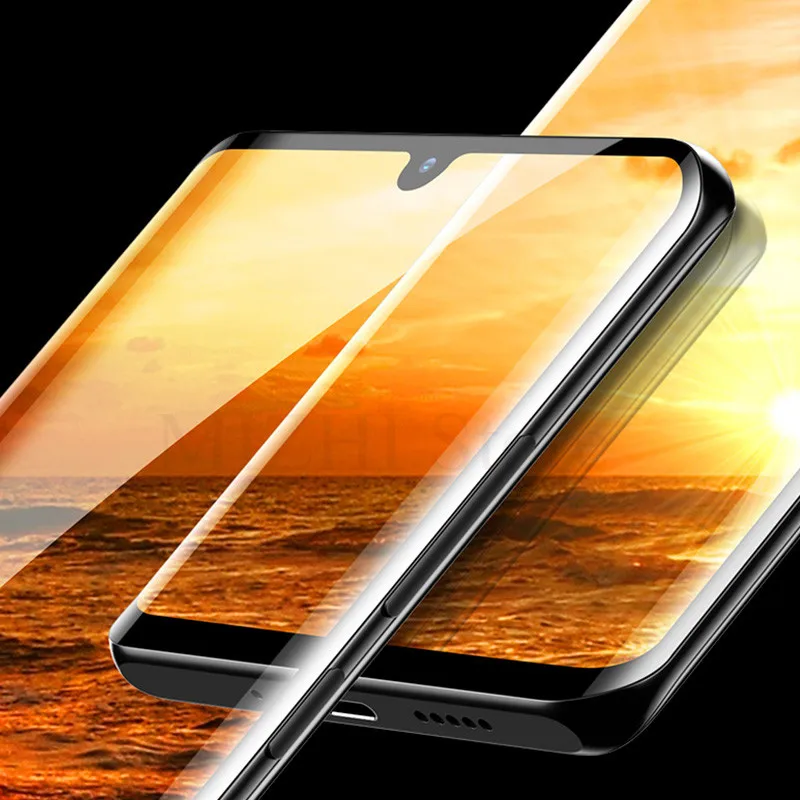 9D Curved Protective Glass On The For Huawei P30 Pro P20 Lite Mate20 Light P Smart Plus Psmart 2019 Screen protector Safety Film