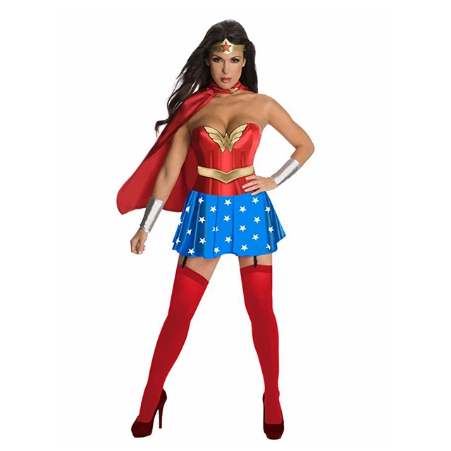 halloween cosplay wonder woman costume super hero super girl ladies fancy dress women customes for woman - Super Heros Fille halloween cosplay wonder woman costume super hero super girl ladies fancy dress women customes for woman - Super Heros Fille