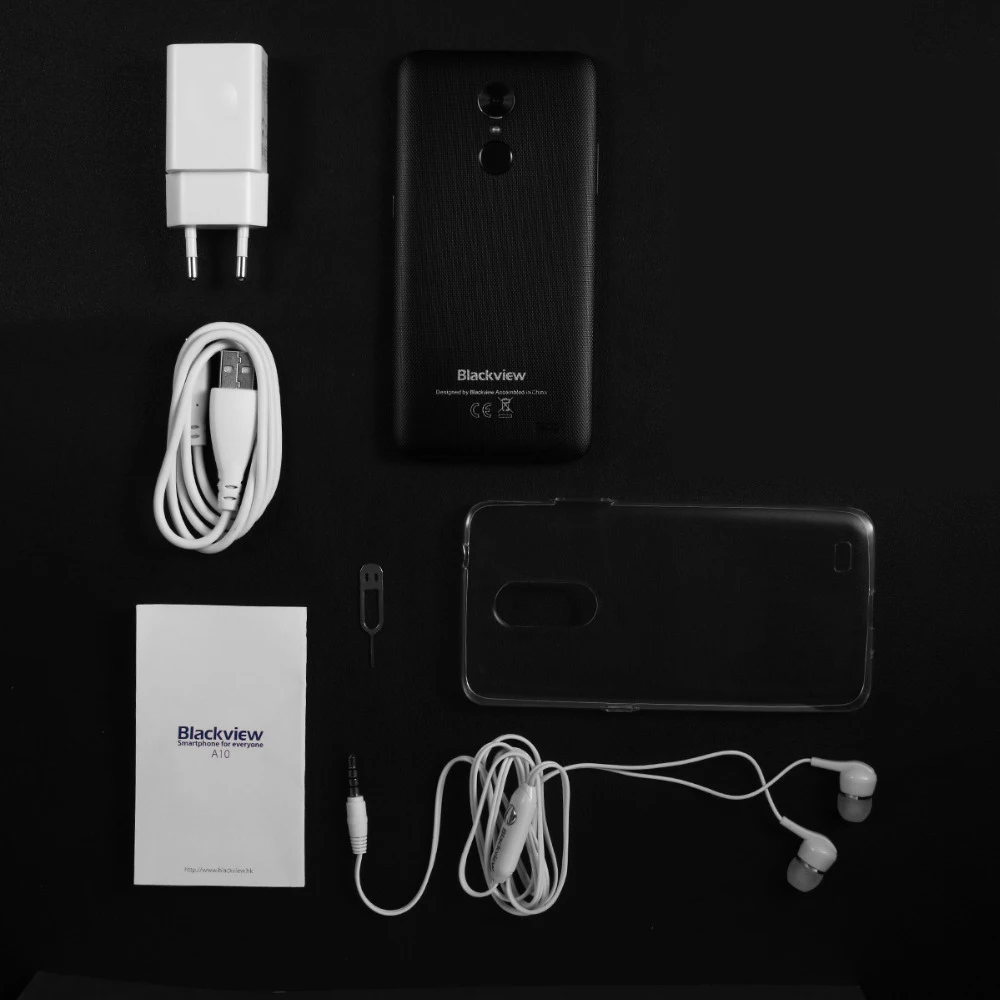 Новый Blackview A10 смартфон отпечатков пальцев 2 ГБ + 16 MTK6580A Quad core Android 7 0 5 дюйма HD 3g Mobile
