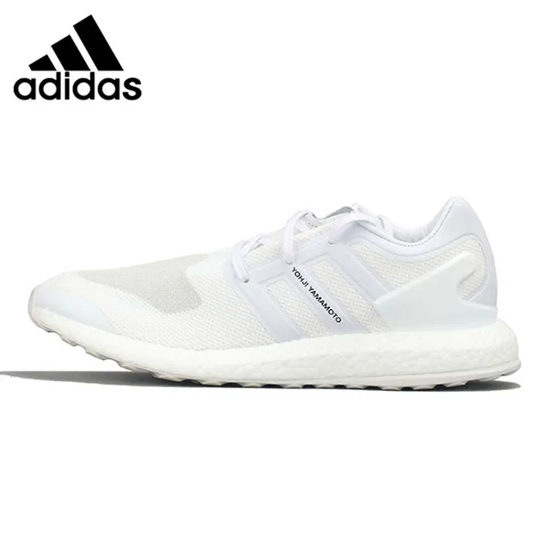 

Adidas Y-3 Pure Boost Men's Running Shoes, White Black, Breathable Shock-absorbing Non-slip Wear Resistant BY8955 CP9888