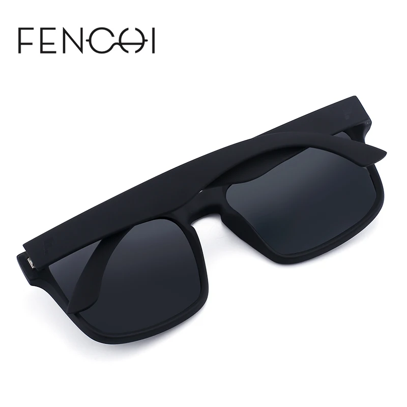 FENCHI дизайнерские модные солнцезащитные очки мужские Поляризованные квадратные рамки ретро новые солнцезащитные очки для вождения 5 цветов очки ночного видения