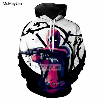 

Movie Deadpool 3D Print Vintage Jackets Men/Women Hiphop Streetwear Hoodie Hat Sweatshirts Boys Creative Tops Tracksuit Clothing