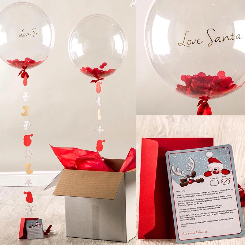 1Pack Transparent Latex Helium/Air Latex Balloon Accessories Filler