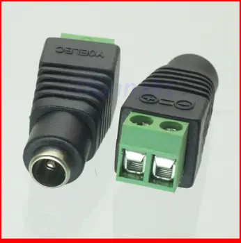 

25pcs 5.5X2.5mm CCTV video balun Camera DC Power Female Jack Terminals Adapter