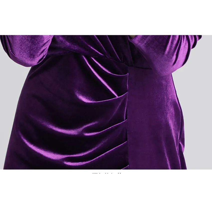 Robe Longue Femme Soiree женское платье, зимнее женское винтажное бархатное платье с длинным рукавом зеленого и красного цвета, Сексуальные вечерние платья макси