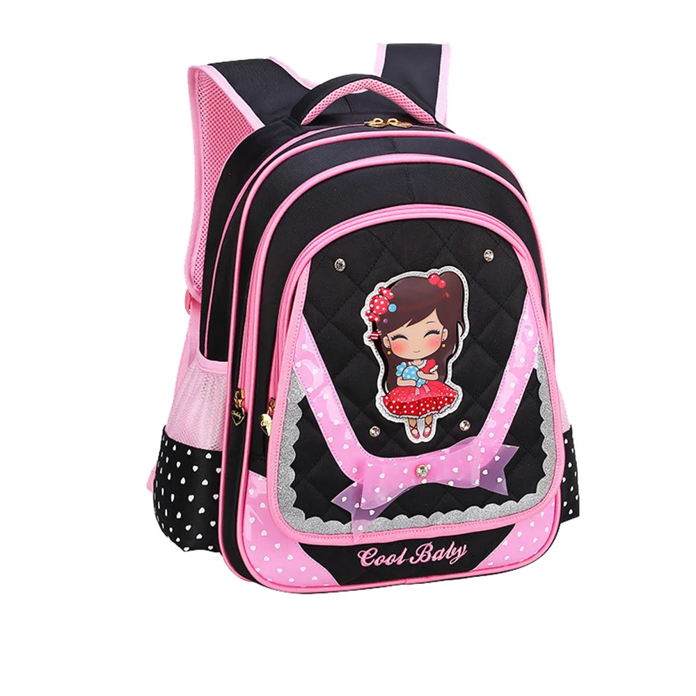 New Cute Girls School Bags Children Orthopedic Primary School Backpack