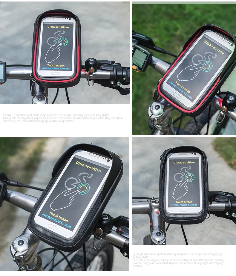 Perfect 2017 NEW 6.0 inch Waterproof TPU Touch Screen Bike Bags Bicycle Handlebar Pouch Bags New Design MTB Bike Cycling Accessories 23 Perfect 2017 NEW 6.0 inch Waterproof TPU Touch Screen Bike Bags Bicycle Handlebar Pouch Bags New Design MTB Bike Cycling Accessories 23