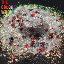 TCT-245, Рождество, смешанные ногти, блестки, рождественские украшения для ногтей, дизайн ногтей, блеск для тела, краска для лица, макияж, ручная работа, аксессуары для творчества