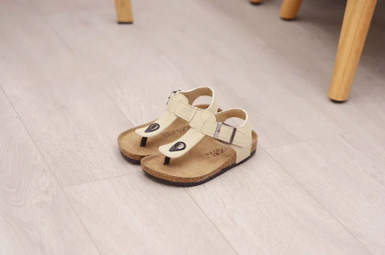 Boys Sandals Mom Baby Shoes Casual Girls Sandals Kids Clogs Flip Flops Sandalia Infantil Kids Summer Shoes Cork Sandalias 22-39