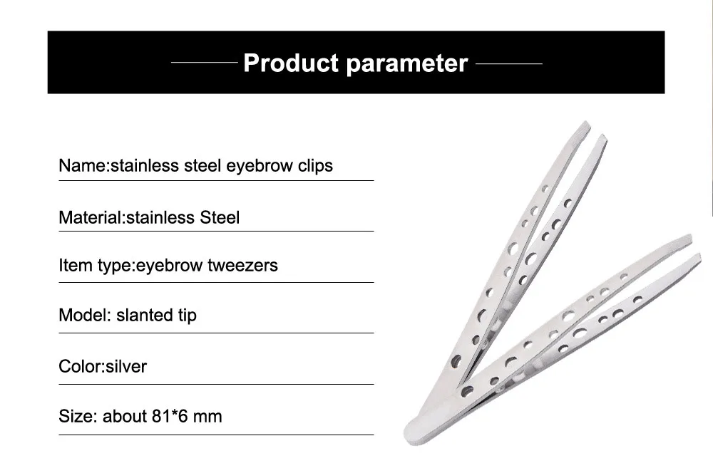 Pooypoot пинцет для бровей для удаления волос на лицо зажим из нержавеющей стали пинцет триммер для бровей полые дизайнерские принадлежности для макияжа
