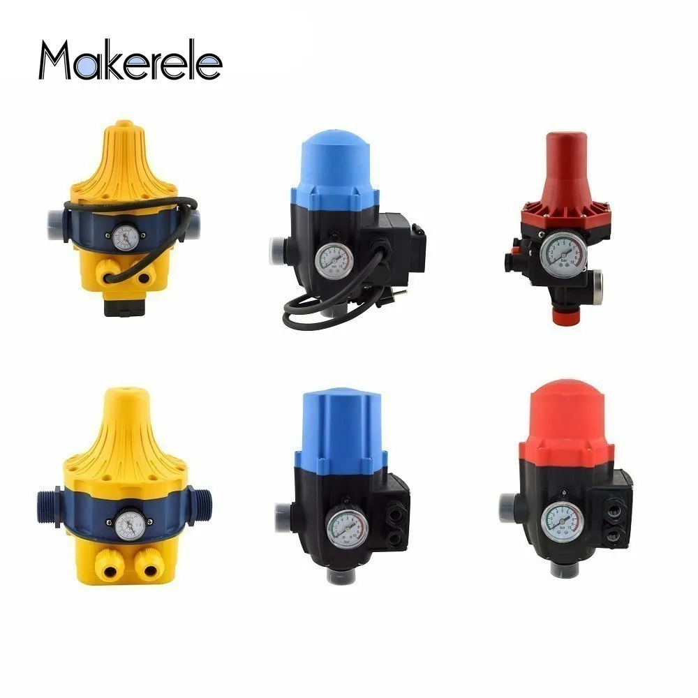 

IP65 10A 220V-240VAC Water Pump Pressure Switch Automatically Controlled Electronic Switch Water Shortage Protection Adjustable
