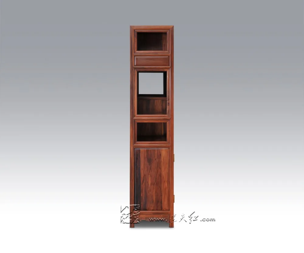 Solid Wood Storage Bookcase Living Room Office Filing Cabinets Redwood Rosewood Magazine Racks Combined Bookshelf Multi-function