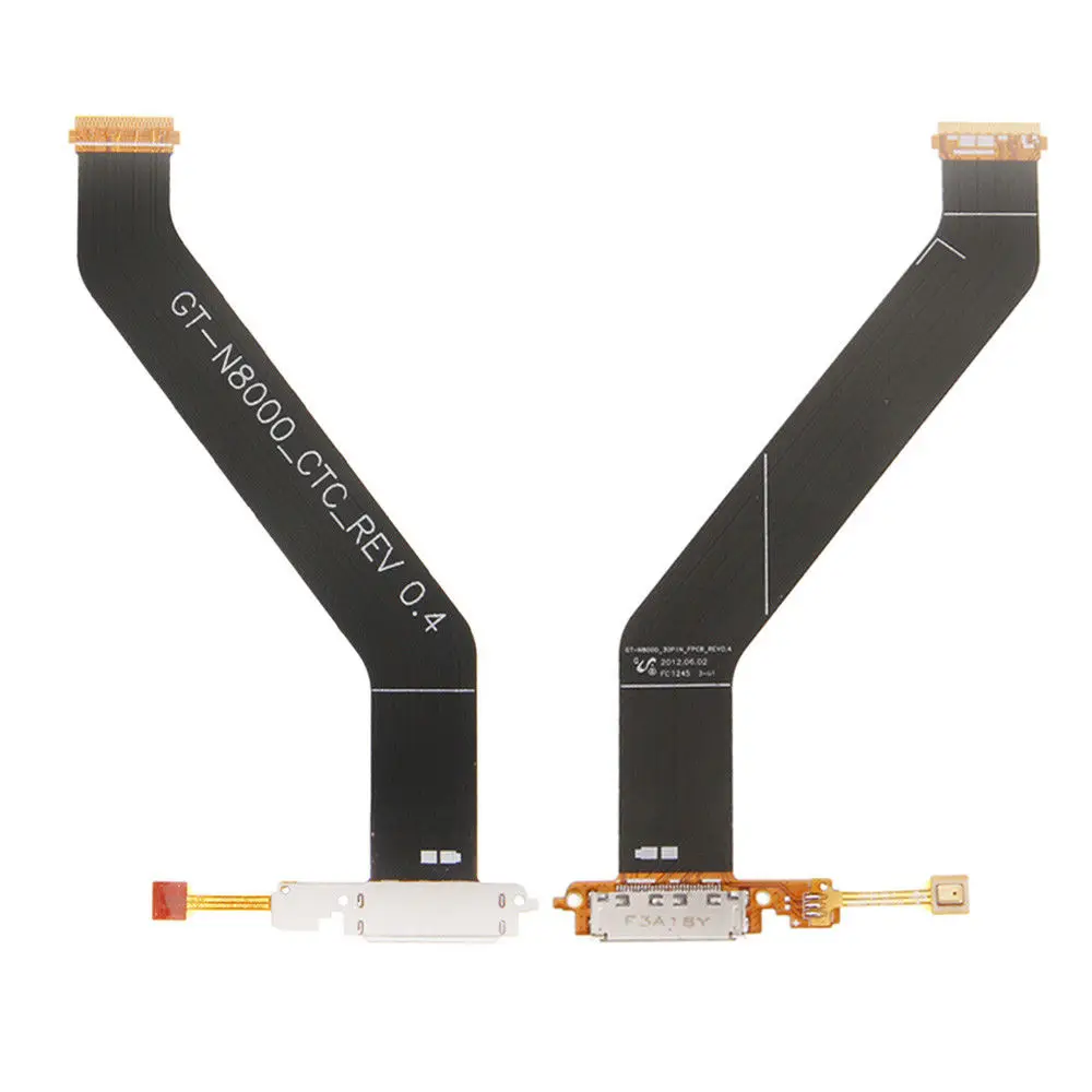 

Replacement USB Charger Charging Port Connector Flex Cable For Samsung Galaxy Note 10.1 GT-N8000 Freeshipping