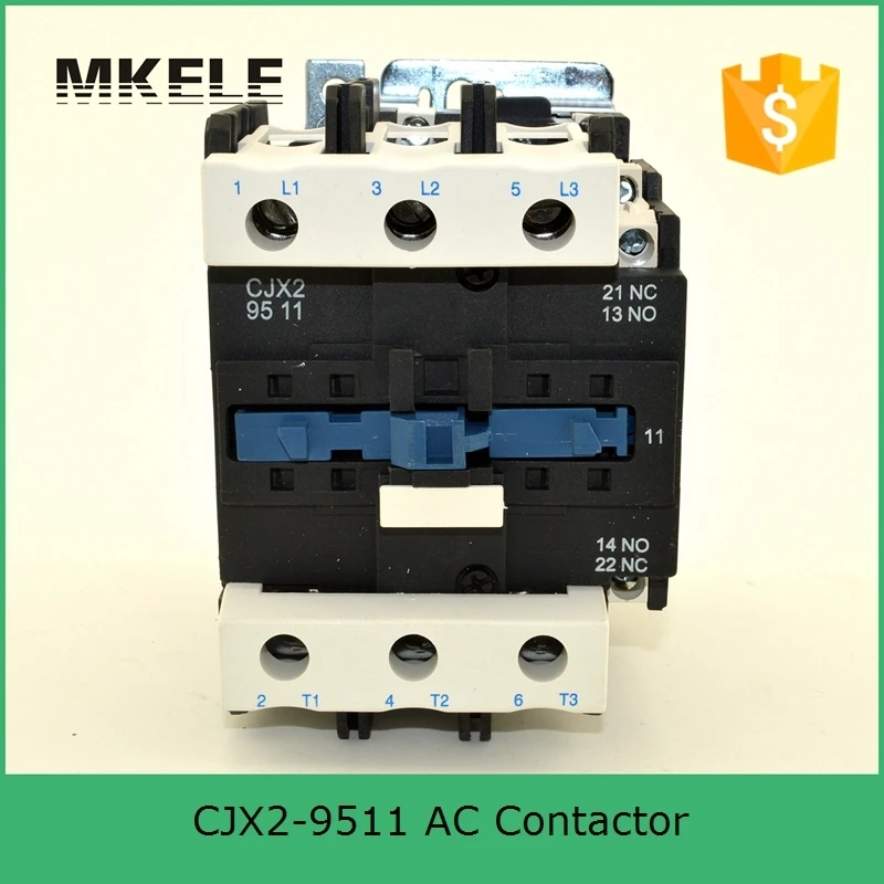 

CJX2-9511 3P+NO+NC 380V AC-3 95a nonc electrical contactor ac contactor 95a model in stock hot sale