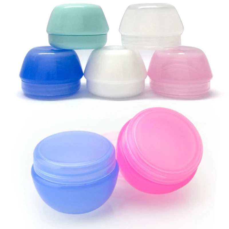 

5PCs 30g Empty Cosmetic Jar Pot Eyeshadow Makeup Face Makeup Cream Lotion Container 40 x 51mm Leafproof Portable Travel Pot