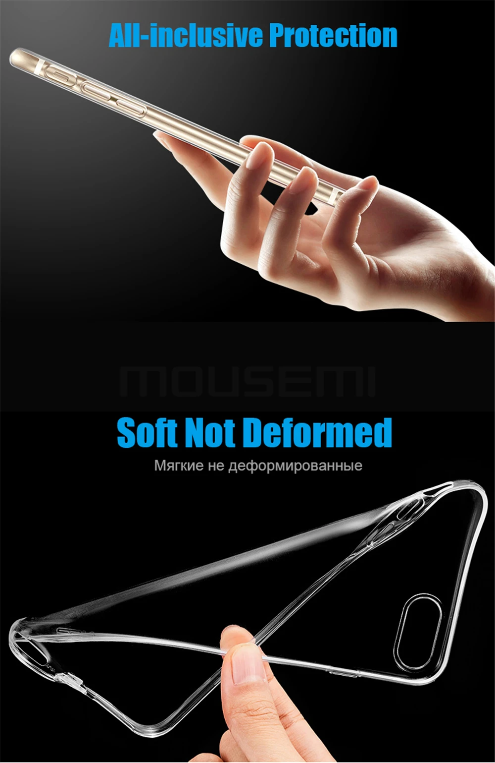 MOUSEMI For iPhone 6 Case Silicone Transparent 6S For iPhone Case Luxury TPU Coque Clear For iPhone 6 6s Plus Phone Cases Cover (2)