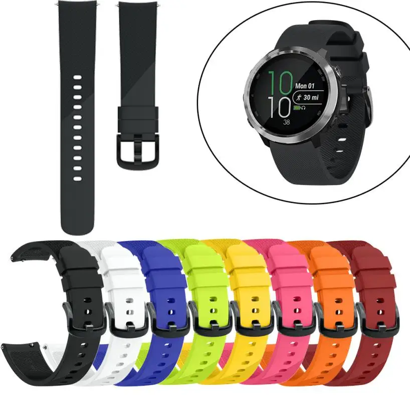 

Wristband Watch Band Luxury Silicone Watch Strap For Garmin Forerunner 645 L Wristbands 18JUL10