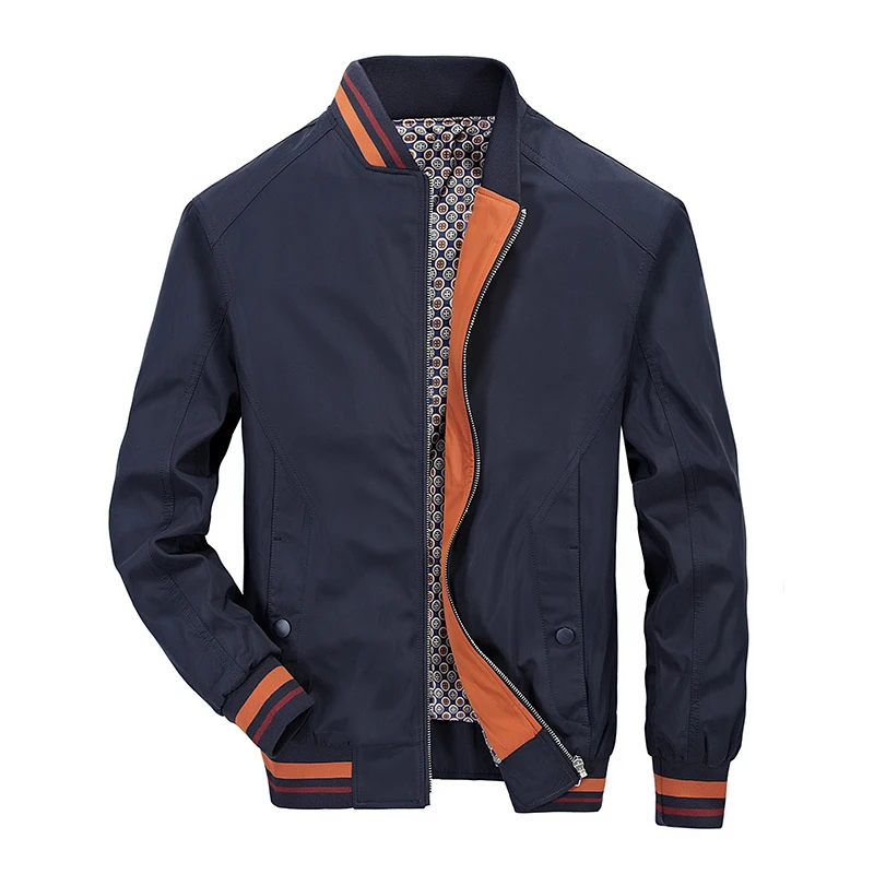 New arrival casual jacket men breathable solid color brand mens Spring