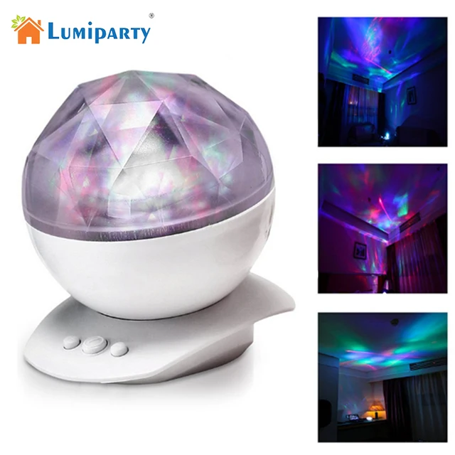 LumiParty Roterende Aurora Projector Licht Met 8 Verlichting Modus ... LumiParty Roterende Aurora Projector Licht Met 8 Verlichting Modus ...