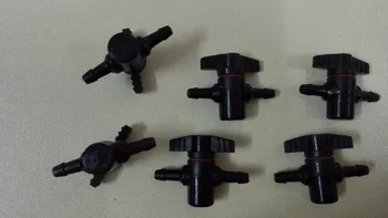 

50piece/lot Genuine FuLiSiTe Large format UV printer Flora plastic manual valve 3 ways JV33 JV5 Roland Bulk ink system valves