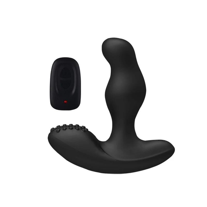 Wireless Remote Anal Bead Plug Vibrator Prostate Massager Silicone Vibrating Butt Plug Dual Massage