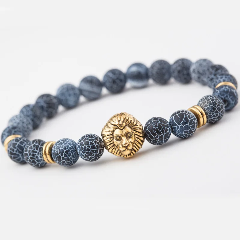 Mdiger New Fashion Clic Lionhead Simple Handmade Bracelets Alloy Mdiger New Fashion Clic Lionhead Simple Handmade Bracelets Alloy Stone Bracelet High Quality Charm In 4 Colors From Jewelry