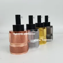 E27 держатель подвесной светильник разъем Винтаж Edison патрон для лампочки держатель промышленное алюминиевое основание светильника