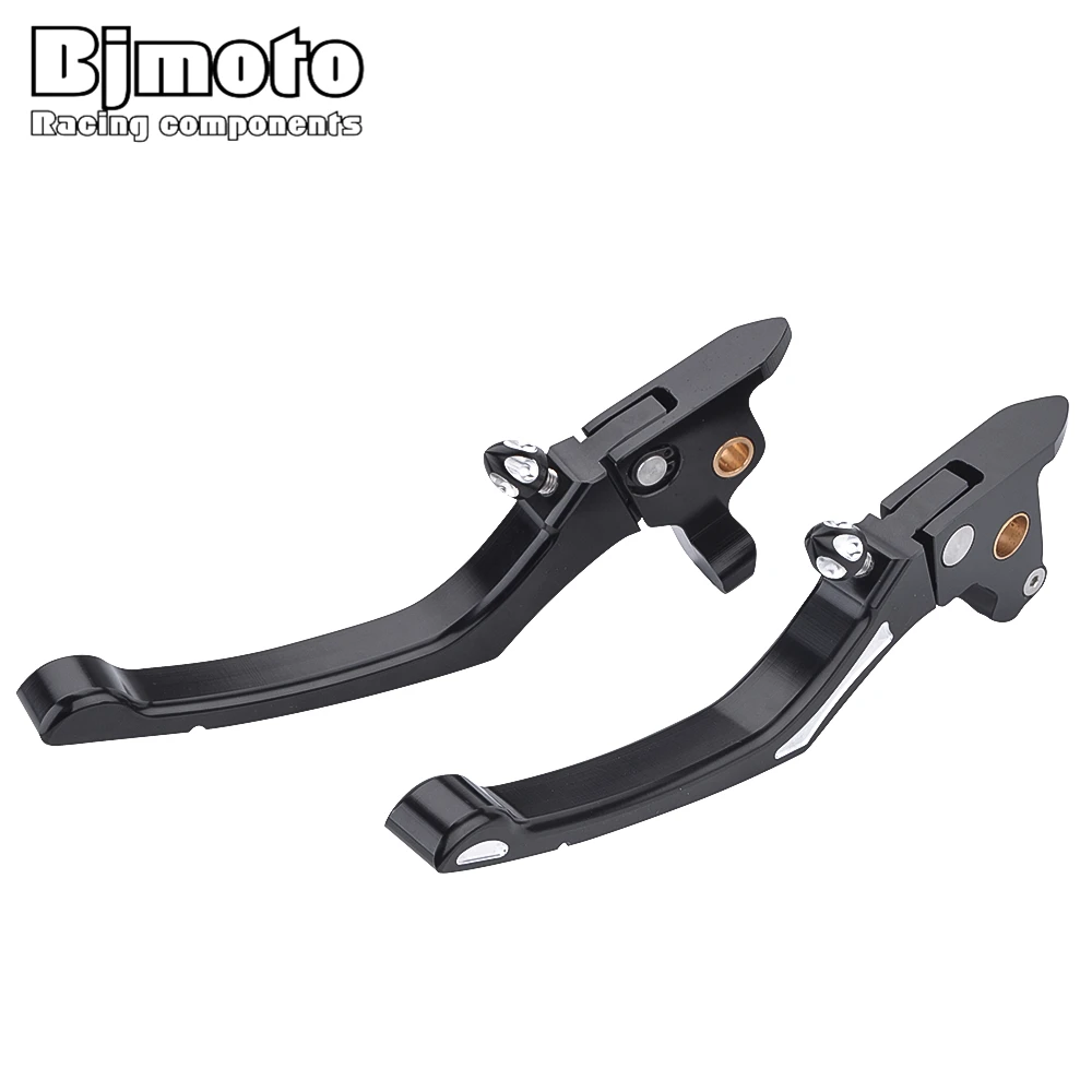 BJMOTO CNC Adjustable Motorcycle Brake Clutch Levers For Harley Touring Models-later Motocross with hydraulic Clutch