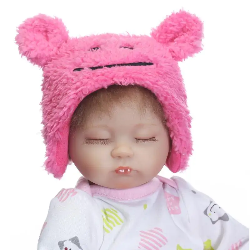 NPK 40 см силиконовая кукла reborn игрушки реалистичные милые Новорожденные спящие