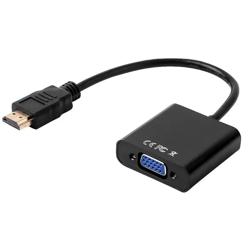  HDMI a VGA Cavo Adattatore Digitale ad Analogico Convertitore 1080P HD Maschio a Femmina Adattatore
