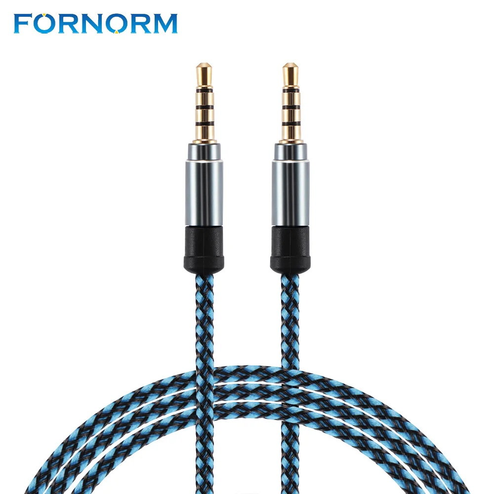 FORNORM 3.5mm AUX Cable Auxiliary Jack to Jack Audio Cable Nylon