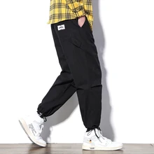 M-5XL 2019 Spring Track Pants Men Sweatpants Mens Joggers Pants Cargo Camo Tactical Harem Jogger Pants Men