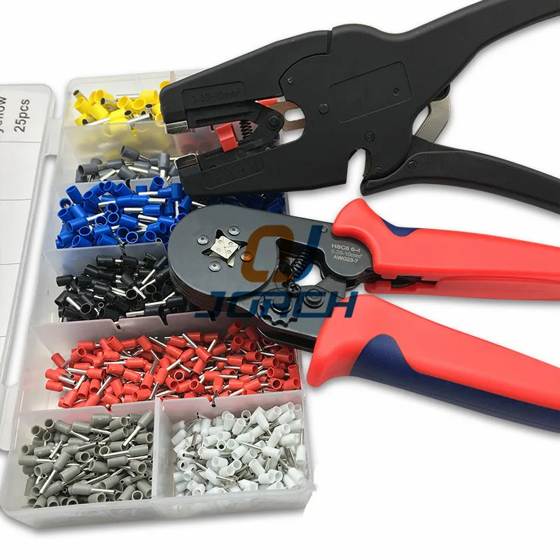 Wire Cutter Stripper Crimper Tool Terminal Crimping Connector Insulated Pliers 