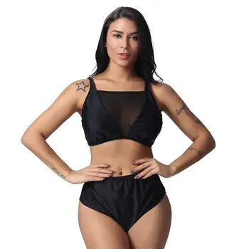 

Maternity Swimwear Large Size Beach Swimsuit Conservative Swimsuit Print Split Solid Color Stitching High Waist Swimwear A1