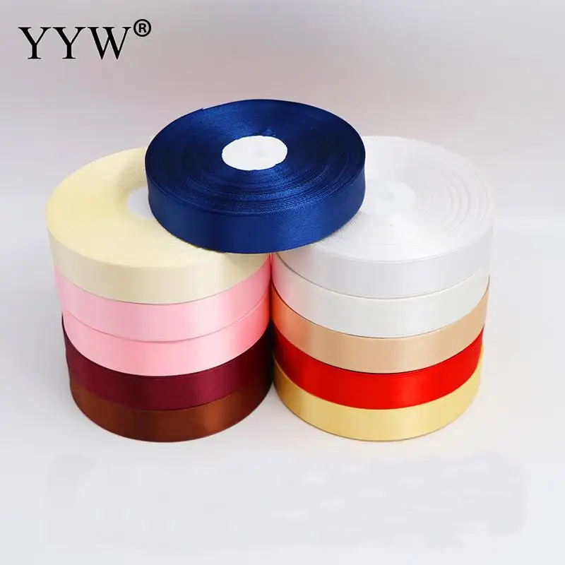 

91meter 25mm Pretty Silk Satin Ribbon Cord Jewelry Wedding Party Decoration Invitation Card Gift Wrapping Supplies Riband