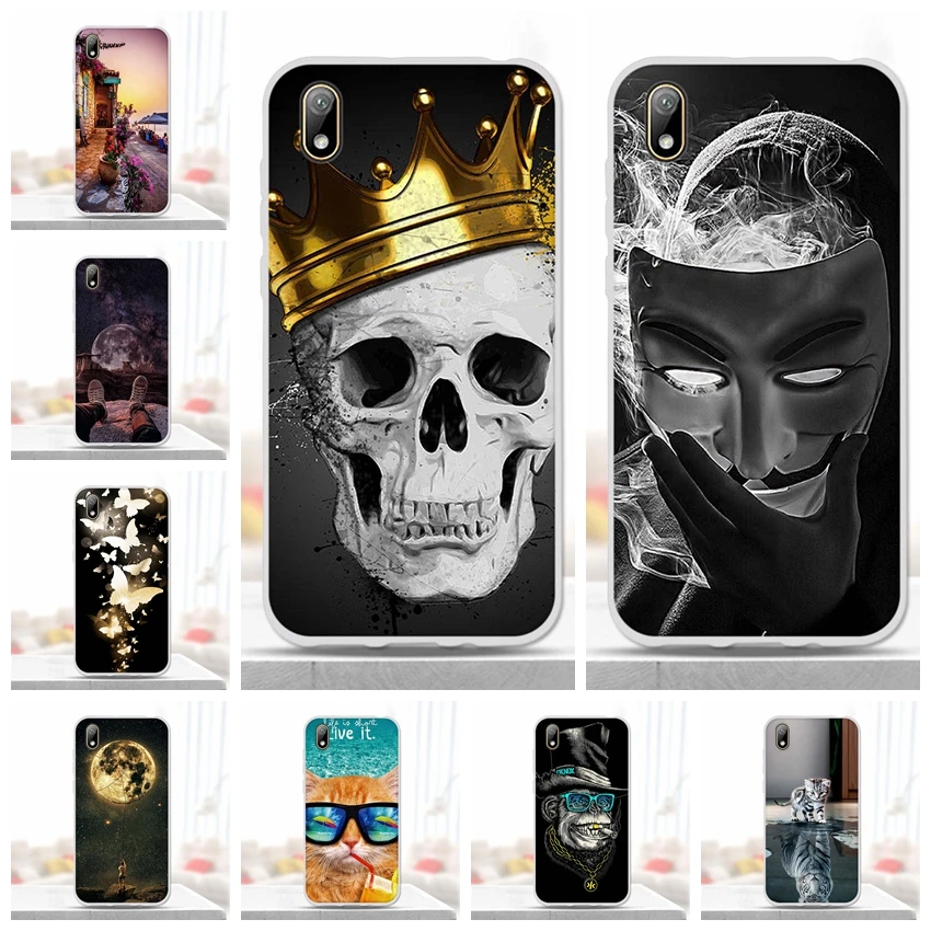 

For Huawei Y5 2019 Case Huawei Y5 2019 Y52019 Silicon TPU Cover Soft Phone Case for Huawei Honor 8S 8 S KSE-LX9 Back Cover Funda