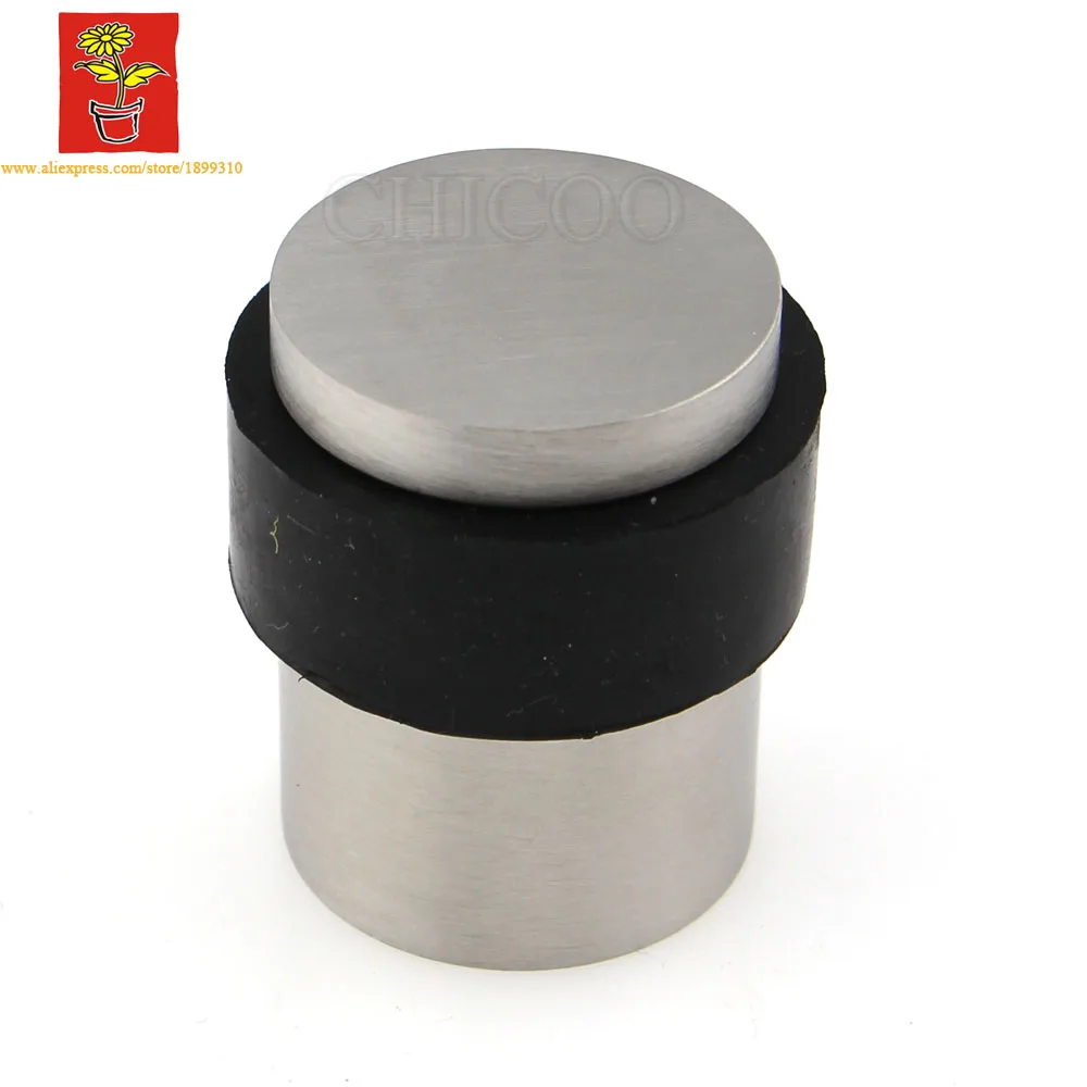 

Wholesale 10PCS Stainless steel 304 Cylindrical door stopper increase door stop Floor MOUNTED doorstops