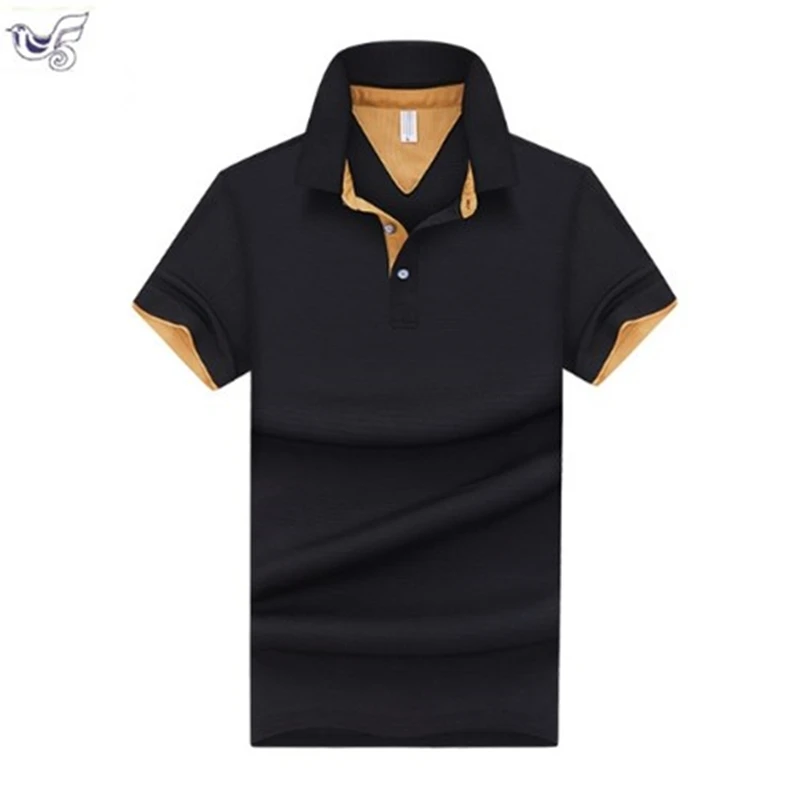 

XIYOUNIAO Summer new POLO shirt men's lapel Solid color POLO shirt men's business casual Breathable POLO shirt