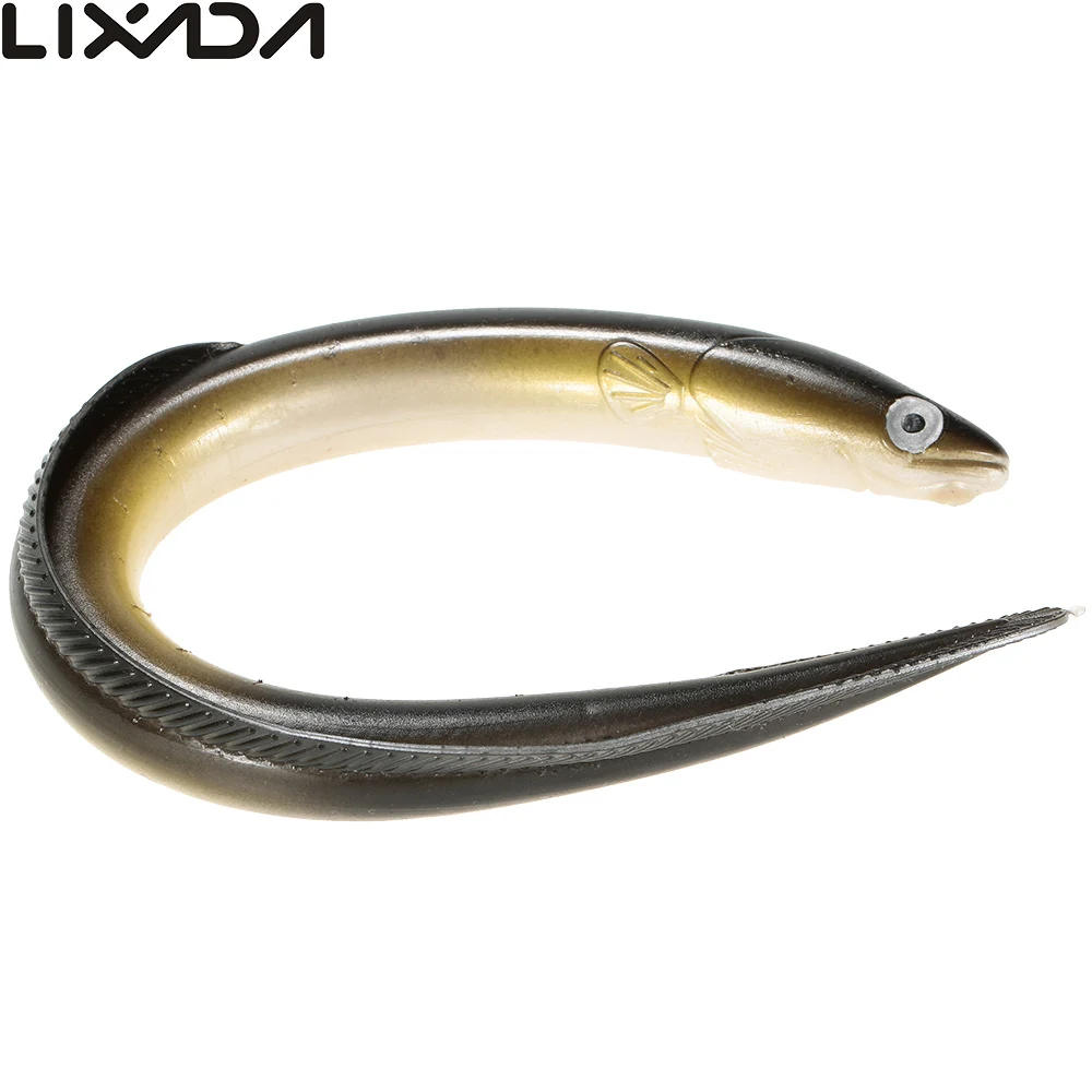  Lixada Soft lure Swim Eel Artificial Fishing Lures Soft Baits Lifelike Smell Lure 29.5cm/59g Simula