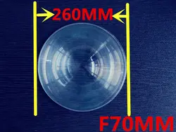 Короткое фокусное расстояние 70 мм линза Френеля Диаметр 260 мм круглые линзы Френеля толщиной 2 мм круг объектива для DIY бесплатная доставка