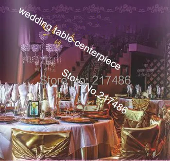 

Tall Centerpiece Crystal Candelabra Wedding