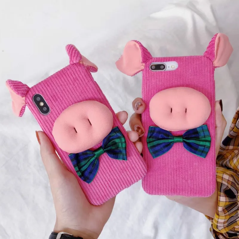 Cute Pink Piggy phone cases For iphone Xs max case For iphone 8 case For iphone XR X Xs 6S 6 7 8 Plus Girls luxury iphone case Cute Pink Piggy phone cases For iphone Xs max case For iphone 8 case For iphone XR X Xs 6S 6 7 8 Plus Girls luxury iphone case