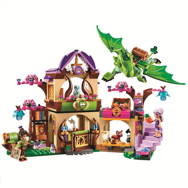 

New Elves fairy Secret Place Parenting fit legoINGly elves fairy friends figures model building blocks bricks 41176 toy gift kid