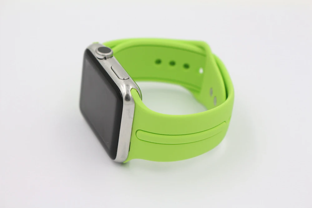 URVOI Sport band for apple watch series 1 2 Ultraman silicone strap for iWatch with pin and tuck closure single workout color10
