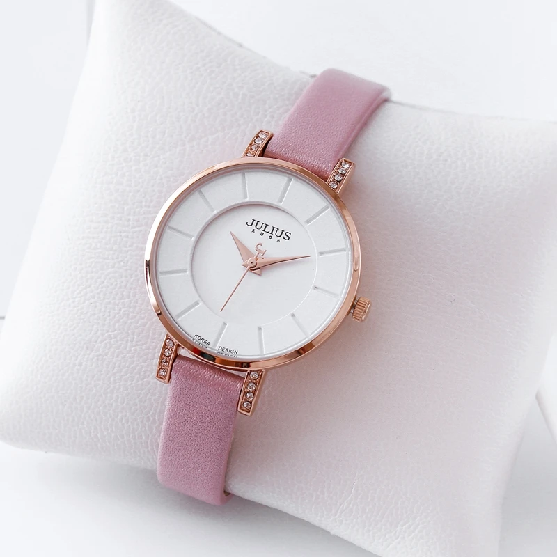 Wholesale Women best leather ladies dress rhinestone wrist watches fashion casual Miyota quartz watch Julius Korea design colcks Wholesale Women best leather ladies dress rhinestone wrist watches fashion casual Miyota quartz watch Julius Korea design colcks
